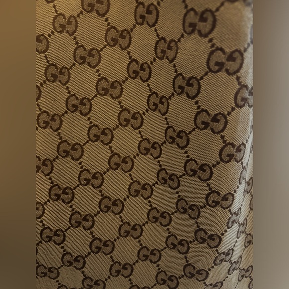 Vintage Gucci beach bag set with matching pouch - Picture 4 of 8